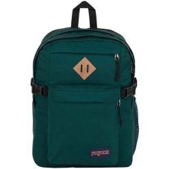 Plecak sportowo-turystyczny dla dorosłych Main Campus Backpack pojemność 32 L. Zielone plecaki Jansport, bez wzorów. Za 229.99 zł.