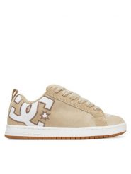 DC Shoes Sneakersy V5-10116 Beżowy. Brązowe obuwie sportowe damskie DC Shoes, ze skóry, bez zapięcia. Za 249.99 zł.