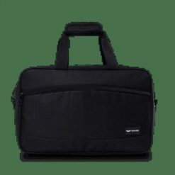 WINGS Podręczna Torba PODRÓŻNA kabinowa BLACK. Czarne torby podróżne Wings, bez wzorów, z materiału. Za 59.90 zł.