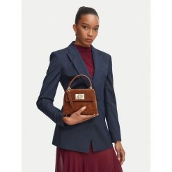 Torebka Furla. Brązowe torebki klasyczne damskie Furla, bez dodatków. Za 1,779.00 zł.