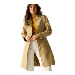 Kurtka Damska Orla Kiely Flower Waterproof Jacket. Brązowe kurtki damskie Regatta, m, bez wzorów, z materiału, bez kaptura. Za 424.99 zł.