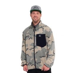 Horsefeathers Darko Pullover (desert Camo). Brązowe swetry klasyczne damskie Horsefeathers, na zimę, z poliesteru, bez kołnierzyka. Za 398.99 zł.