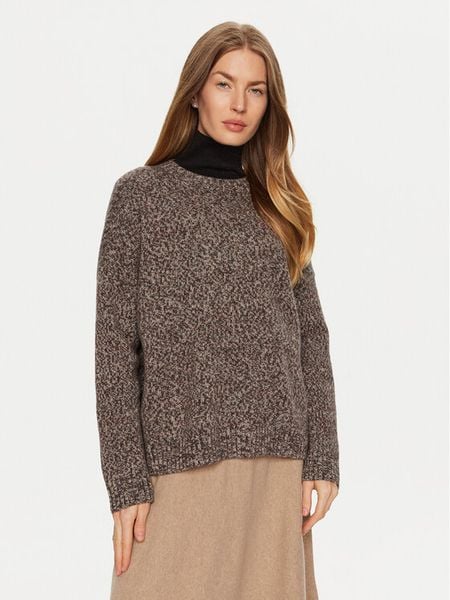 Weekend Max Mara Sweter Moxa 2425366252 Brązowy Oversize. Brązowe swetry klasyczne damskie Weekend Max Mara, s, z wełny, bez kołnierzyka. Za 509.99 zł.