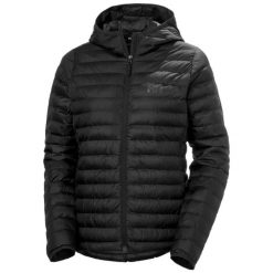 Damska kurtka z kapturem Helly Hansen Sirdal. Czarne kurtki damskie Helly Hansen, xl, bez wzorów, z materiału, z kapturem. Za 681.50 zł.