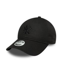 Czapka z daszkiem New Era. Czarne czapki z daszkiem damskie New Era, bez wzorów. Za 119.99 zł.