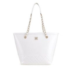 Torebka Nine West. Białe shopper bag Nine West, bez wzorów, bez dodatków. Za 229.99 zł.