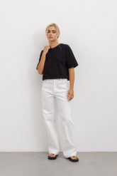 SPODNIE KAREN ECRU M - Flawless. Białe spodnie sportowe damskie Flawless, m, bez wzorów, z bawełny, wspinaczkowe. Za 360.00 zł.