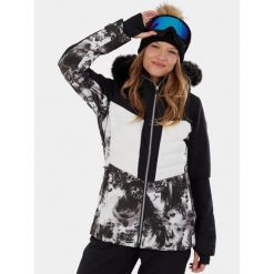 Kurtka Narciarska Damska Fundango Salina. Białe kurtki sportowe damskie FUNDANGO, na zimę, bez wzorów, bez kaptura. W wyprzedaży za 699.00 zł.