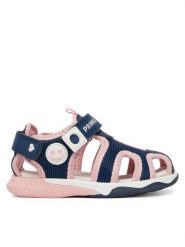 Primigi Sandały AVANT 1456111 Granatowy. Niebieskie sandały dziewczęce Primigi, z materiału, bez obcasa, bez zapięcia. Za 169.99 zł.