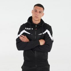 Kurtka rozgrzewkowa Damska Bieganie Turchia Czarny-Biały. Białe kurtki damskie LEGEA, xs, bez wzorów, z materiału, z kapturem. Za 96.00 zł.