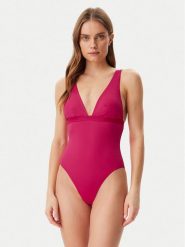 Tommy Hilfiger Strój kąpielowy UW0UW05845 Różowy. Czerwone stroje jednoczęściowe Tommy Hilfiger, bez wzorów, z syntetyku. Za 239.99 zł.