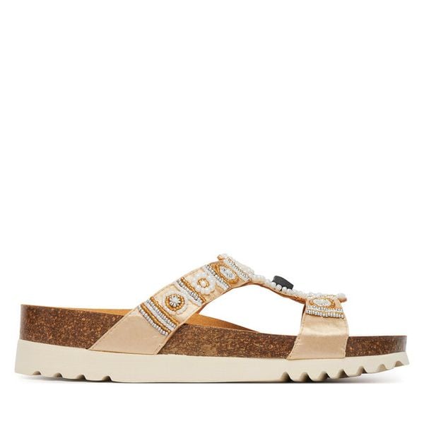 Klapki Scholl. Żółte klapki damskie Scholl, bez wzorów, bez obcasa, bez zapięcia. Za 319.99 zł.