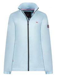 Geographical Norway Kurtka przejściowa "Birmo" w kolorze błękitnym rozmiar: L. Niebieskie kurtki damskie Geographical Norway, l, bez wzorów, bez kaptura. Za 166.88 zł.