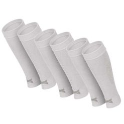 Getry Piłkarskie Bez Stopy Pro - 6 par - Biały. Białe legginsy sportowe damskie XTREME SOCKSWEAR, bez wzorów, z materiału, na fitness i siłownię. Za 210.49 zł.