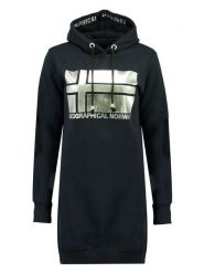 Geographical Norway Sukienka dresowa w kolorze czarnym rozmiar: S. Czarne sukienki damskie Geographical Norway, bez wzorów, z dresówki, bez ramiączek. Za 124.45 zł.