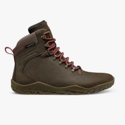 Buty barefoot damskie Vivobarefoot Tracker II Fg. Brązowe obuwie trekkingowe damskie VIVOBAREFOOT, bez zapięcia. Za 719.99 zł.