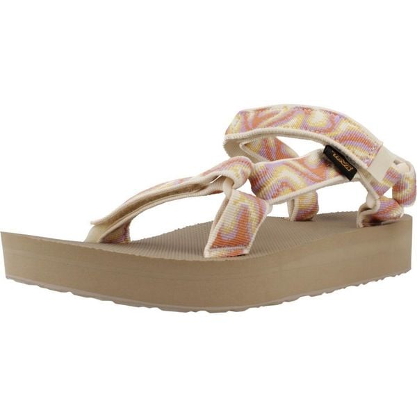 Sandały TEVA W MIDFORM UNIVER Brązowy. Brązowe sandały damskie Teva, bez wzorów, z tkaniny, bez obcasa, bez zapięcia. Za 293.99 zł.