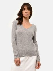Just Cashmere Kaszmirowy sweter "Joan" w kolorze szarym rozmiar: S. Szare swetry klasyczne damskie Just Cashmere, s, z kaszmiru, bez kołnierzyka. Za 289.20 zł.
