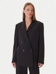 Patrizia Pepe Marynarka 2S1543 A498 Czarny Regular Fit. Czarne marynarki i żakiety damskie Patrizia Pepe, s, bez wzorów, z syntetyku. Za 2,329.00 zł.