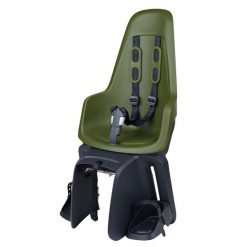 Tylny Fotelik Rowerowy Dla Dziecka Bagażnik ONE. Czarne foteliki rowerowe BOBIKE. Za 539.99 zł.