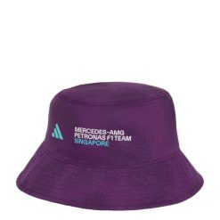 KAPELUSZ TYPU BUCKET MERCEDES-AMG PETRONAS FORMULA 1 TEAM VANDA BLOOM. Fioletowe kapelusze damskie Adidas, bez wzorów, z materiału, sportowe. Za 149.00 zł.