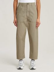 G-Star Spodnie w kolorze khaki rozmiar: W30. Brązowe spodnie materiałowe damskie G-Star, bez wzorów, z materiału. Za 231.68 zł.