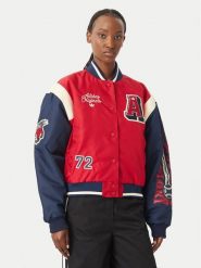 Adidas Kurtka bomber KR7030 Czerwony Loose Fit. Czerwone kurtki damskie Adidas, l, bez wzorów, z syntetyku, bez kaptura. Za 699.99 zł.