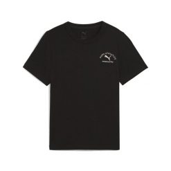 Młodzieżowa koszulka PUMA Class z grafiką PUMA Black. Czarna bluzki damskie Puma, m, bez wzorów, młodzieżowe, bez kołnierzyka, bez ramiączek. Za 89.00 zł.