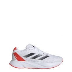 Buty do biegania dla dorosłych Adidas Duramo SL. Białe obuwie sportowe damskie Adidas, z materiału, bez zapięcia, do biegania. Za 239.00 zł.