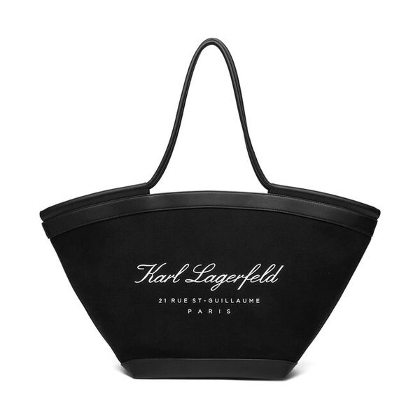 Torebka KARL LAGERFELD. Czarne torebki klasyczne damskie KARL LAGERFELD, bez dodatków. Za 601.99 zł.