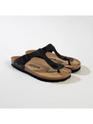 BACKSUN Japonki "Singapore" w kolorze czarnym rozmiar: 42. Czarne klapki damskie Backsun, bez wzorów, z materiału, z otwartym noskiem, bez obcasa, bez zapięcia. Za 117.99 zł.