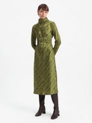 BGN Sukienka w kolorze khaki rozmiar: 36. Brązowe sukienki damskie BGN, bez wzorów, bez ramiączek. Za 176.08 zł.