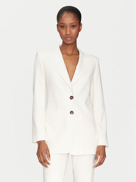 Marella Marynarka Katana 2515041111 Biały Regular Fit. Białe marynarki i żakiety damskie Marella, bez wzorów, z syntetyku. Za 509.99 zł.