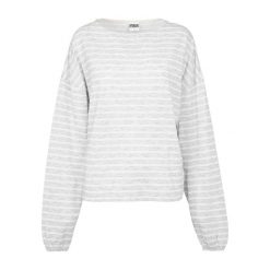 Sweter damski Urban Classic oversize. Białe swetry klasyczne damskie Urban Classics, na zimę, bez kołnierzyka. Za 183.50 zł.