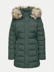 ONLY Kurtka zimowa New Luna 15304781 Zielony Regular Fit. Zielone kurtki damskie Only, na zimę, xs, bez wzorów, z syntetyku, bez kaptura. Za 309.99 zł.