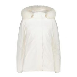 Damska kurtka z kapturem CMP. Białe kurtki damskie CMP, m, bez wzorów, z softshellu, z kapturem. Za 559.99 zł.