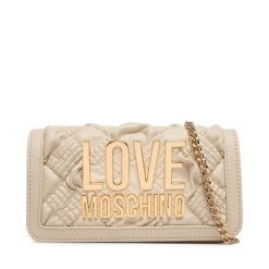 Torebka LOVE MOSCHINO. Białe torebki wieczorowe damskie Love Moschino, bez wzorów, bez dodatków. Za 669.99 zł.