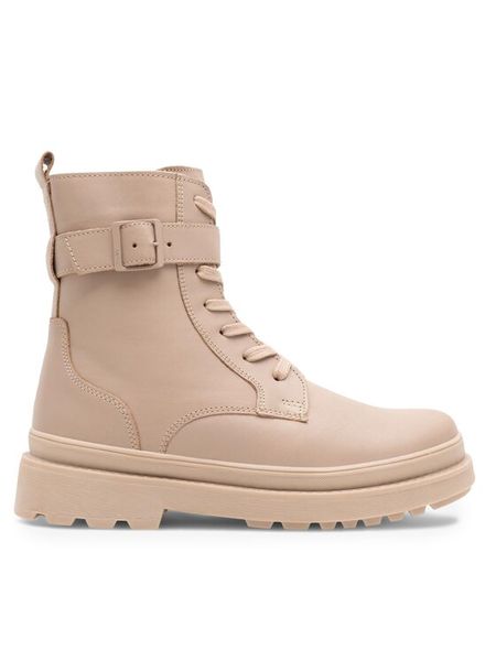 Lasocki Young Trapery Sveva CI12-SVEVA-01 Beżowy. Brązowe kozaki dziewczęce Lasocki Young, bez wzorów, ze skóry, bez obcasa, bez zapięcia. Za 199.99 zł.