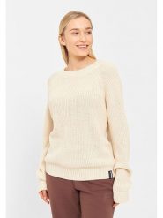 Bench Sweter "Georgiana" w kolorze beżowym rozmiar: 42. Brązowe swetry klasyczne damskie Bench, ze splotem, bez kołnierzyka. Za 87.81 zł.