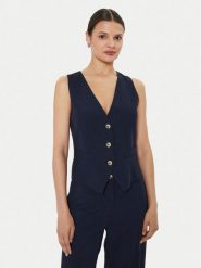 ViCOLO Kamizelka TB1569 Granatowy Regular Fit. Niebieskie kamizelki damskie ViCOLO, s, bez wzorów, z wiskozy, bez kaptura. Za 319.99 zł.