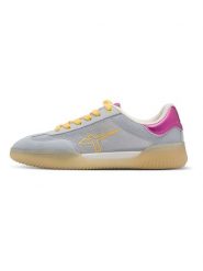 Tamaris Sneakersy w kolorze błękitno-różowo-żółtym rozmiar: 37. Niebieskie obuwie sportowe damskie Tamaris, z materiału, bez zapięcia. Za 149.31 zł.