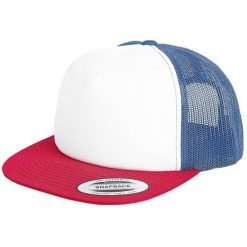 Czapka Piankowa Trucker. Brązowe czapki damskie FLEXFIT, bez wzorów. Za 51.99 zł.