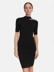 Marciano Guess Sukienka dzianinowa G6YK28 Z1059 Czarny Slim Fit. Czarne sukienki damskie Marciano Guess, z aplikacjami, z dzianiny, bez ramiączek. Za 989.99 zł.