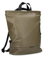 Zwei Plecak "CAR140" w kolorze khaki - 35 x 38 x 14 cm rozmiar: onesize. Brązowe plecaki Zwei, bez wzorów, z materiału. Za 160.96 zł.