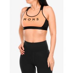 Stanik sportowy Mons Royale Stella X-Back Bra. Brązowe biustonosze sportowe damskie Mons Royale, bez wzorów. Za 167.99 zł.