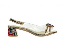 Sandały Laura Vita Mily 01 Or 202053, Złoty, Skóra naturalna - 36. Żółte sandały damskie LAURA VITA, bez wzorów, z materiału, bez obcasa, na obcasie, bez zapięcia. W wyprzedaży za 134.10 zł.