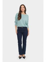 SAINT TROPEZ Sweter w kolorze turkusowym rozmiar: L. Niebieskie swetry klasyczne damskie Saint Tropez, l, bez kołnierzyka. Za 69.99 zł.