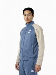 Bluza z kapturem na zamek Francja Olympique 2026. Brązowe bluzy damskie le coq sportif, l, z aplikacjami, z bawełny, z kapturem. Za 692.50 zł.