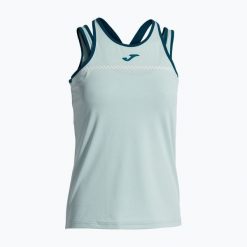 Koszulka tenisowa damska Joma Smash Tank Top. Niebieskie koszulki sportowe damskie Joma, l, bez wzorów, bez ramiączek, tenisowe. Za 119.99 zł.