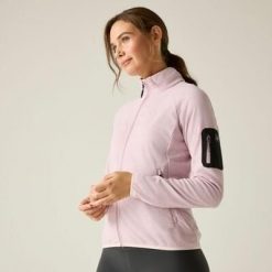 Damska bluza polarowa Rivendell z zamkiem błyskawicznym. Czerwone bluzy damskie Regatta, bez wzorów, z polaru, bez kaptura. Za 349.99 zł.